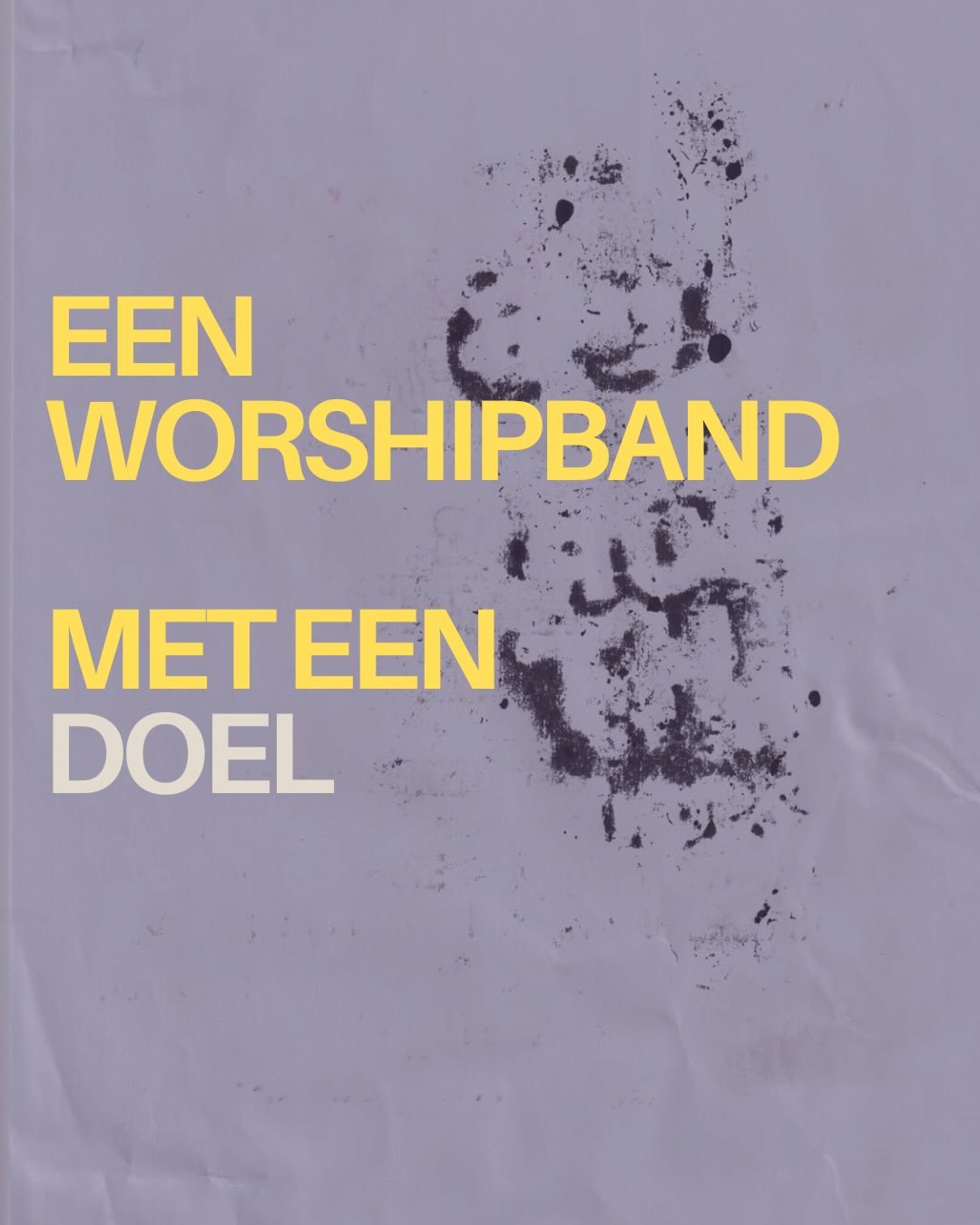 Slide: een worshipband met een doel
